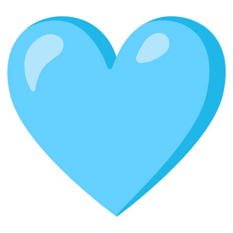 Emoji Blue Heart