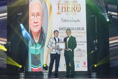 Manila Times Owners Asia S Modern Hero Awardees The Manila Times