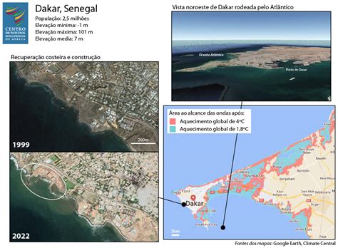 Aumento Do N Vel Do Mar A Cercar As Cidades Costeiras Em Expans O Da Frica