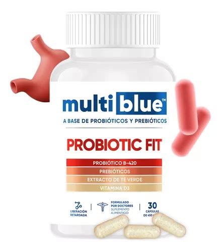 Multiblue Probioticos Prebioticos Y Vitamina D Caps