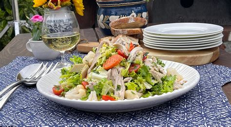 Poached Chicken And Giardiniera Salad Lidia