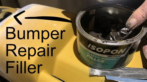 Isopon Repair Plastic Bumper Filler Ultra Flexible Review Isopon