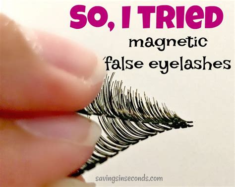 So, I tried magnetic false eyelashes - before and after review