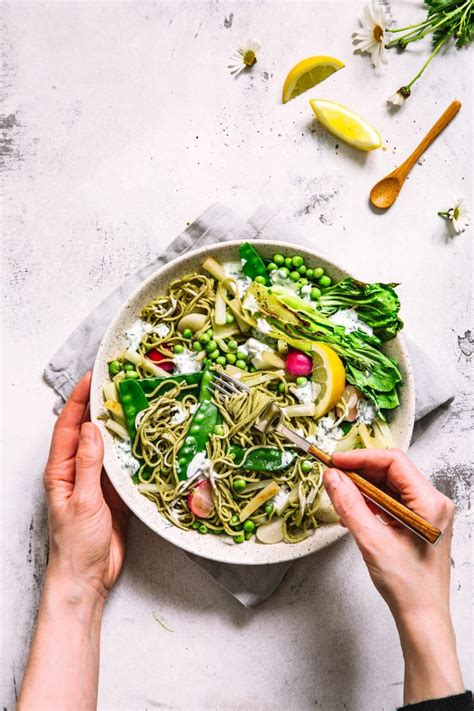 Fr Hlings Pasta Mit Edamame Nudeln Foodlovin