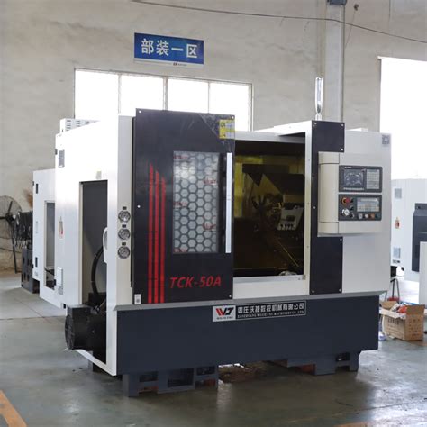 China Tck A Lathe Machine With Gang Tools High Precision Cnc Slant Bed