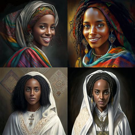 Bundle Ethiopian Woman I Habesha I Instant Digital Download Png Svg Etsy