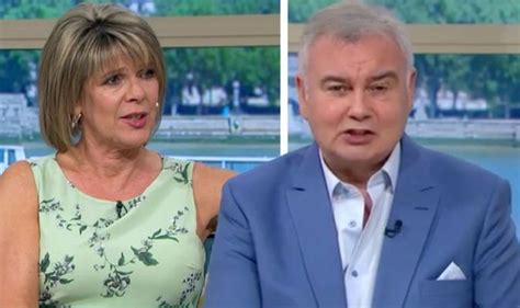 Itv This Morning Eamonn Holmes Calls Ruth Langsford ‘unprofessional