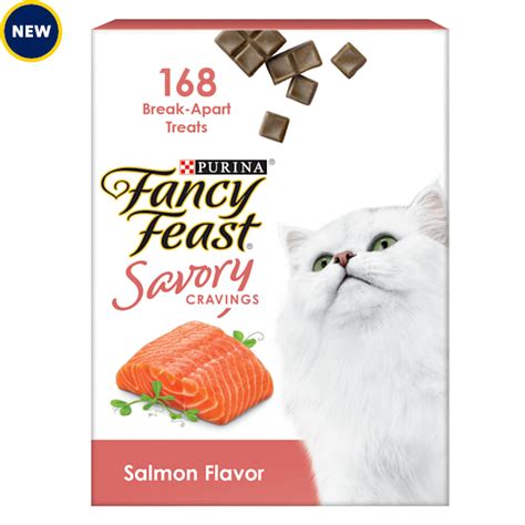 Fancy Feast Limited Ingredient Savory Cravings Salmon Flavor Cat Treats ...