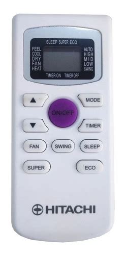 Control Remoto Aire Acondicionado Split Hitachi Original Remocon