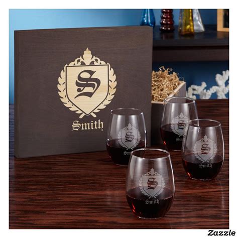 T Box Set With Oxford Stemless Wine Glasses Wine Glass T Box Wine Glass