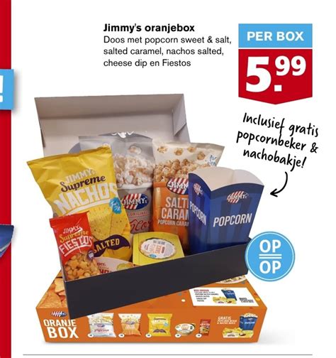 Jimmy S Oranjebox Aanbieding Bij Hoogvliet