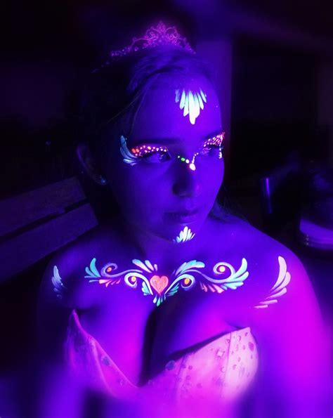 Psytrance Psychedelic Trance Festival Visionary Uv Makeup Neon