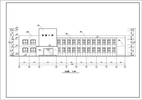 某地三层小学教学楼设计方案建筑施工图教育建筑土木在线