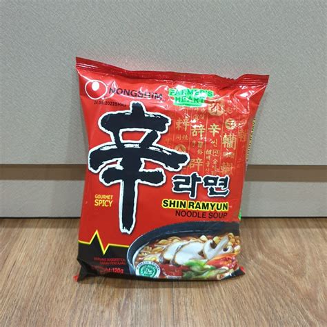 Jual Nongshim Shin Ramyun Spicy Mushroom Noodle Soup Gr Shopee