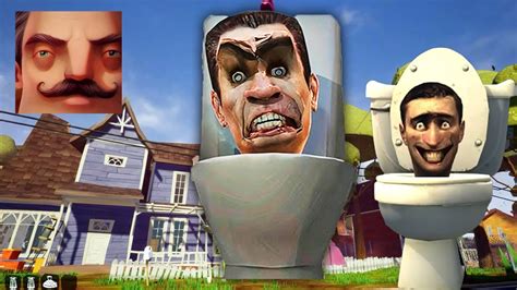 Hello Neighbor My New Neighbor Skibidi Toilet Baby Big G Mann Act