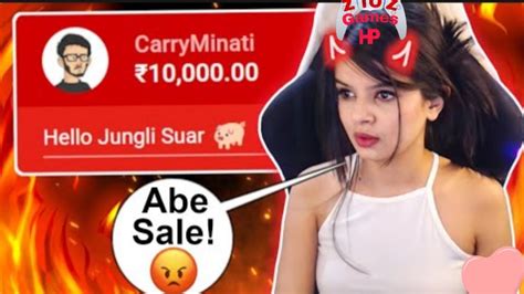 Carryminati Roasted Beautiful Streamers🤣ft Krutika Plays Youtube