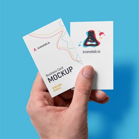 Business Card Mockup Template