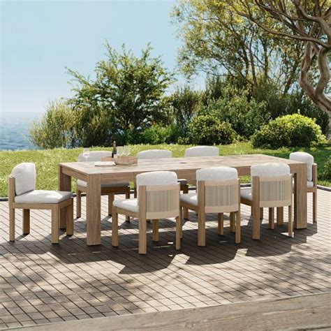 Telluride Outdoor Expandable Dining Table Porto Side