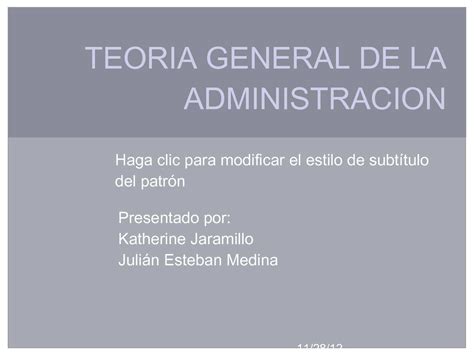 Calaméo Teoria General De La Administracion