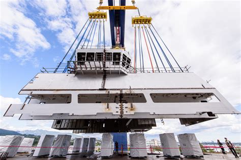 Seaspan Completes 190 Tonne Superstructure Block Lift For Oosv Seaspan