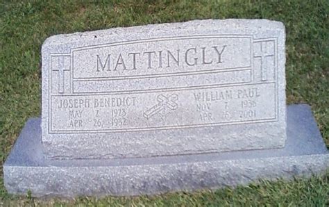 William Paul Mattingly 1936 2001 Find A Grave Memorial