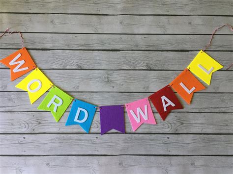 Word Wall Word Wall Banner Classroom Banner Teacher Banner - Etsy