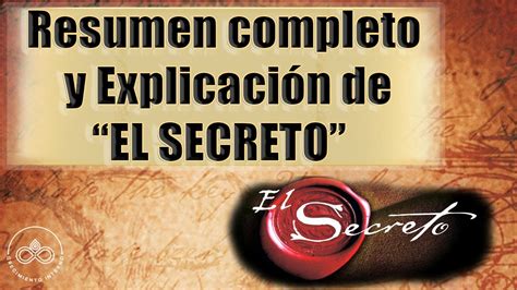 El Secreto Resumen Del Libro Y Película Completa El Secreto De Rhonda