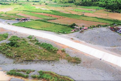 PIA DPWH Completes Flood Control Structure In Bongabon