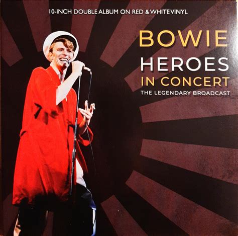 Bowie – Heroes In Concert (The Legendary Broadcast) – 2 x Vinyl (Red ...