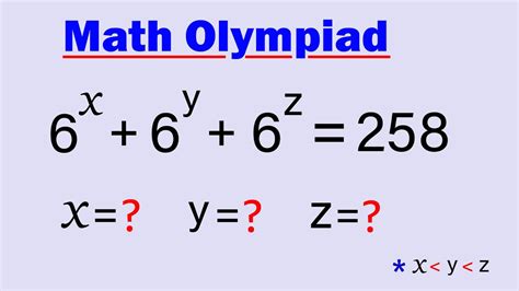 Math Olympiad A Nice Exponential Problem Vijay Maths Youtube