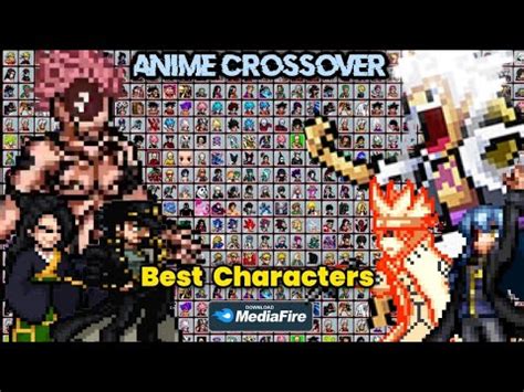 Best Anime FIGHTERS In Mugen V4 Battle Game For Android And PC YouTube