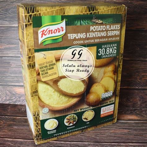 Knorr Mashed Potato Flakes Kg Tepung Kentang Serpih Lazada Indonesia