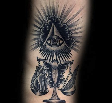 Awesome Libra Tattoos For Men Inspiration Guide Tattoo