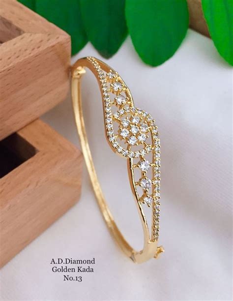 Pin By Sukanya J On Diamond Bangle Design New Gold Jewellery Designs