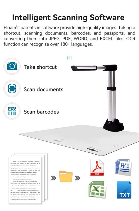 Eloam Mp Document Scanner S A Af Buy A Size Ocr Document