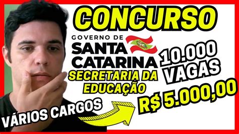 Concurso Sed Sc 2024 Professor Youtube