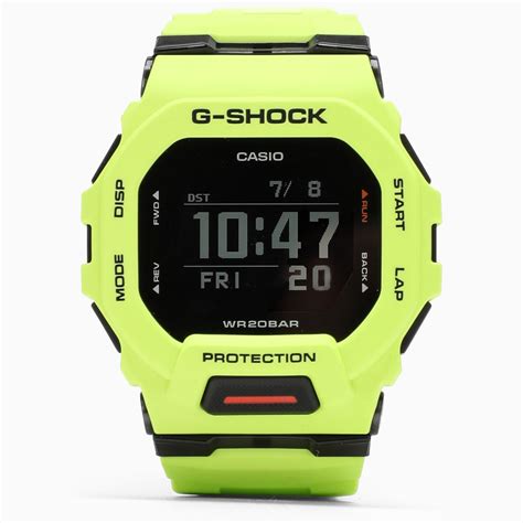 Casio G Shock Neon Yellow G Shock Gbd Er Watch Thedoublef