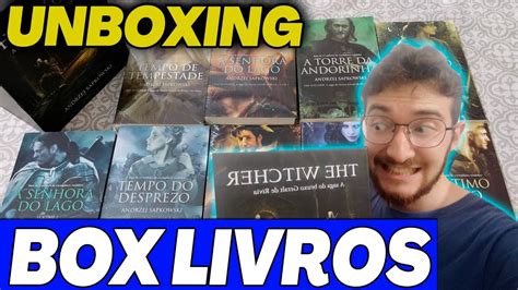 UNBOXING da box das capas clássicas de The Witcher YouTube