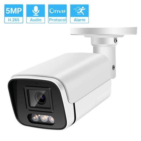 Hamrol 5MP POE IP Camera Two Way Audio AI Human Motion Detection 3MP