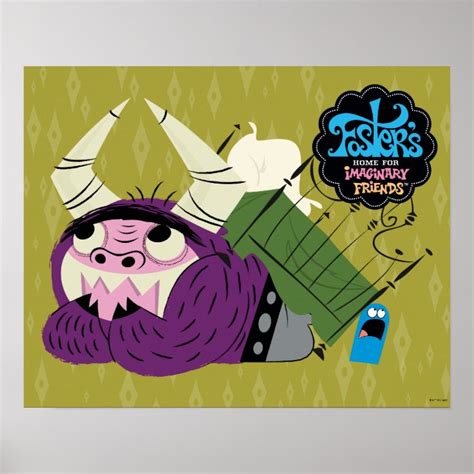 Foster S Home For Imaginary Friends Under Bed Poster Zazzle