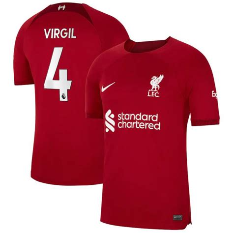 LIVERPOOL HOME JERSEY 2022 2023 VIRGIL Football Soccer Pro