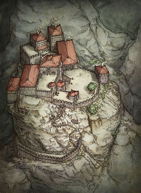 Dwarven Stronghold On Behance