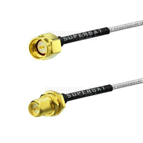 RF Coaxial Cable RG 405 With SMA To SMA Semi Rigid Coax Cable