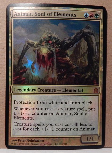 Mtg Animar Soul Of Elements Commander Deck Animal Qbk