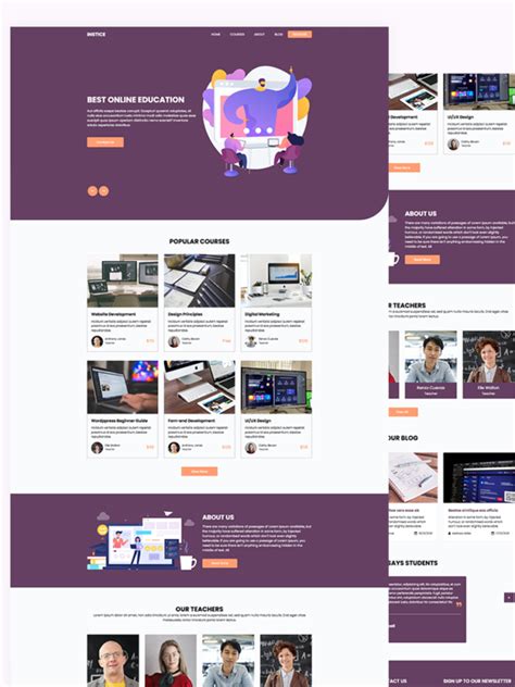 Education Website Templates Free Download