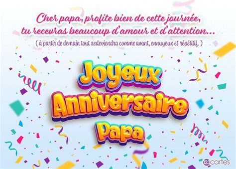 Texte Joyeux Anniversaire Pour Papa 123cartes Joyeux Anniversaire