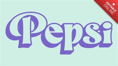 Pepsi Efeito Em Estilo Groovy Retrô Dos Anos 90 Gerador de efeitos