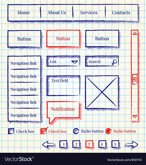 Skizze Bild: How To Sketch A Website Design