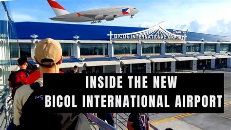 A Quick Tour Inside The New Bicol International Airport Youtube