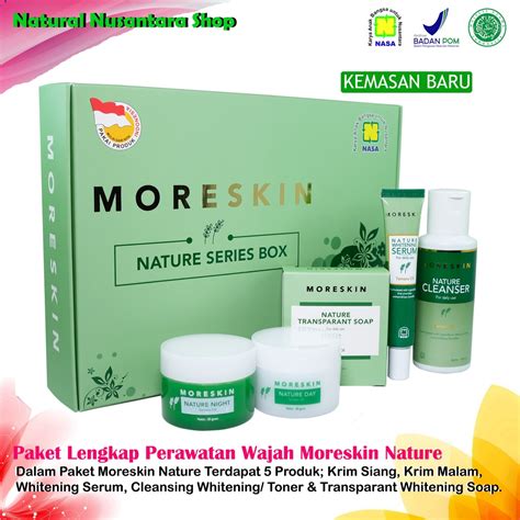 Jual Paket Lengkap Perawatan Wajah Moreskin Nature Shopee Indonesia